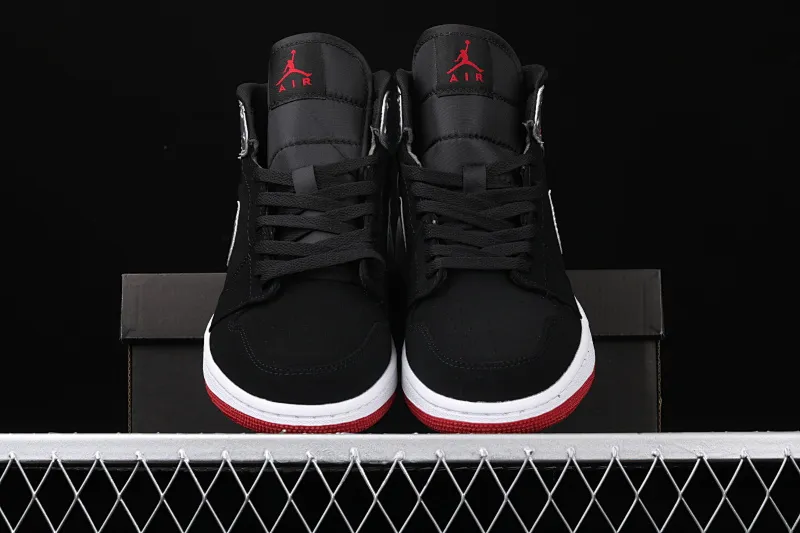 All categories Air Jordan Jordan series basketball shoes Air Jordan 1 Mid Air Jordan 1 Mid "Johnny Kilroy AJ1 Joe 1 China Black Silver 554724-057